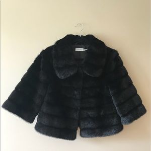 Calvin Klein Faux Fur Jacket